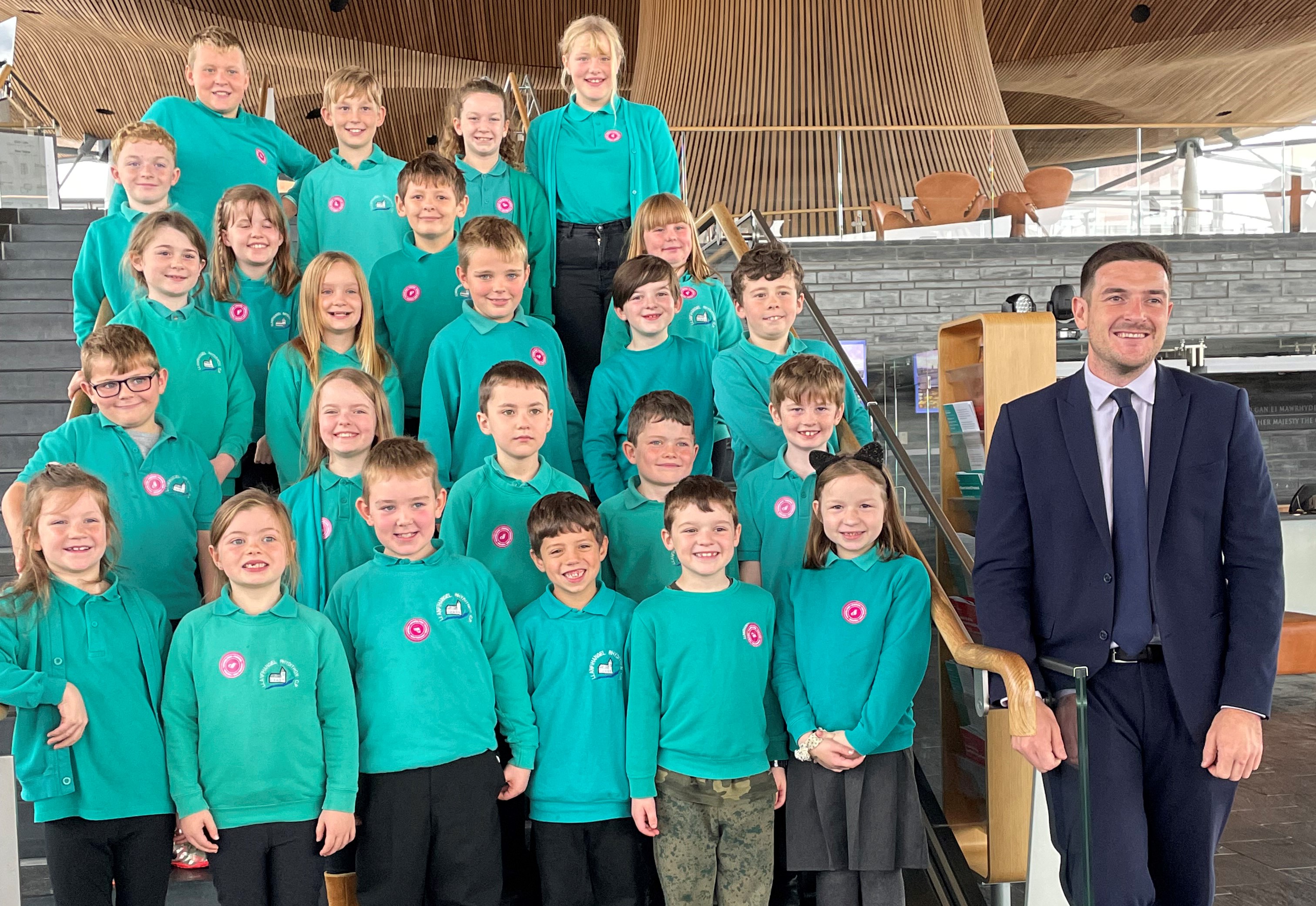 school visits senedd